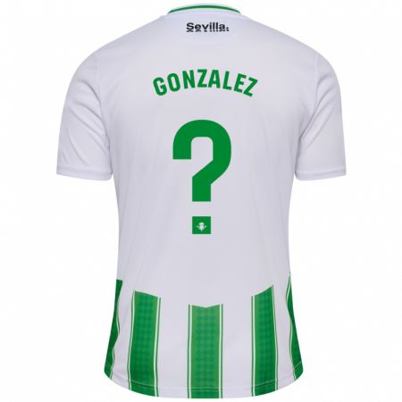 Kandiny Herren David González #7 Weiß Heimtrikot Trikot 2023/24 T-Shirt