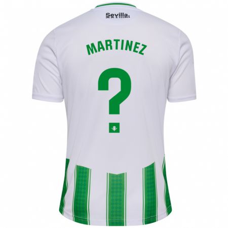 Kandiny Herren Pablo Martínez #0 Weiß Heimtrikot Trikot 2023/24 T-Shirt