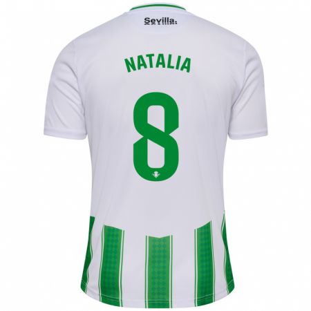 Kandiny Herren Natalia Montilla Martinez #8 Weiß Heimtrikot Trikot 2023/24 T-Shirt