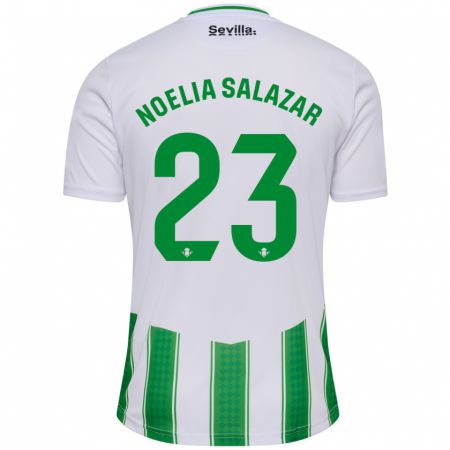 Kandiny Herren Noelia Salazar #23 Weiß Heimtrikot Trikot 2023/24 T-Shirt