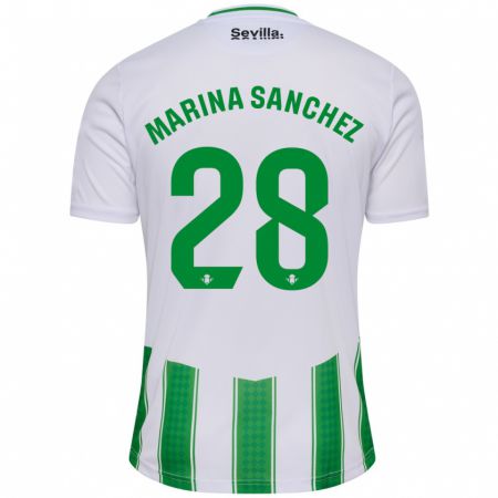 Kandiny Herren Marina Sánchez #28 Weiß Heimtrikot Trikot 2023/24 T-Shirt