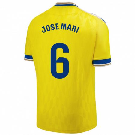 Kandiny Herren José Mari #6 Gelb Heimtrikot Trikot 2023/24 T-Shirt