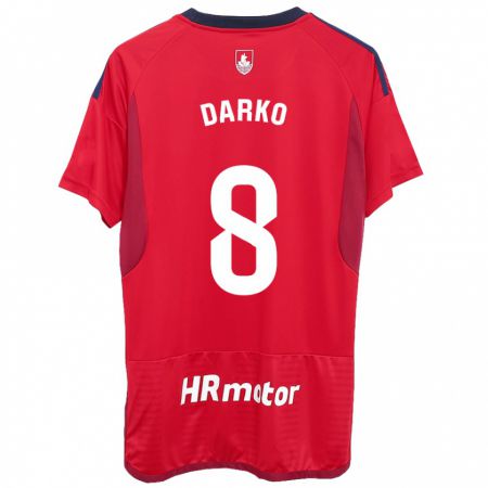 Kandiny Herren Darko Brasanac #8 Rot Heimtrikot Trikot 2023/24 T-Shirt