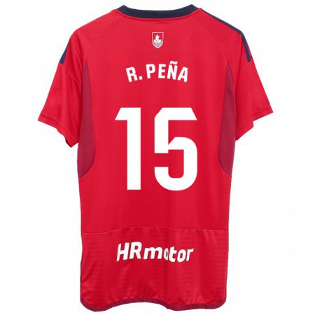Kandiny Herren Rubén Peña #15 Rot Heimtrikot Trikot 2023/24 T-Shirt