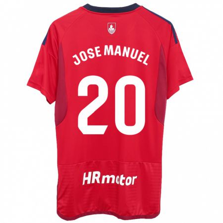Kandiny Herren José Manuel Arnáiz #20 Rot Heimtrikot Trikot 2023/24 T-Shirt
