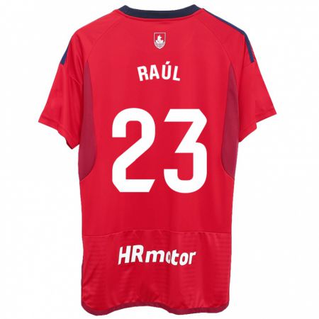 Kandiny Herren Raúl García #23 Rot Heimtrikot Trikot 2023/24 T-Shirt