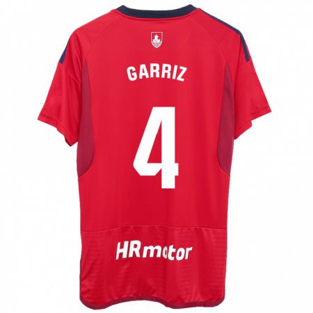 Kandiny Herren Ibaider Garriz #4 Rot Heimtrikot Trikot 2023/24 T-Shirt