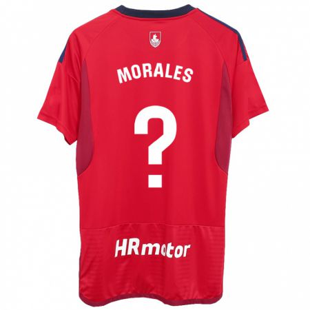 Kandiny Herren Anai Morales #0 Rot Heimtrikot Trikot 2023/24 T-Shirt
