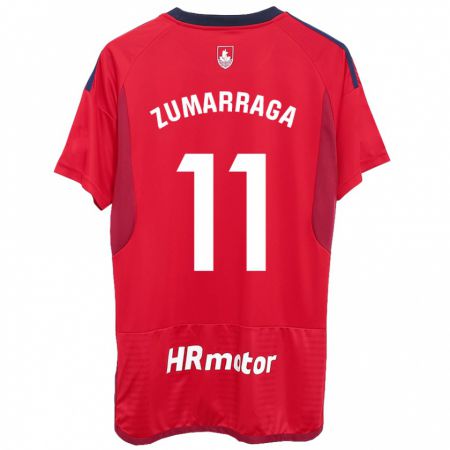 Kandiny Herren Aitana Zumárraga Garde #11 Rot Heimtrikot Trikot 2023/24 T-Shirt