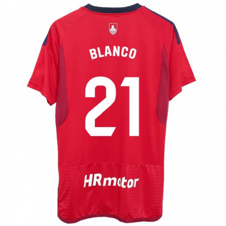 Kandiny Herren Alexia Blanco Llacuno #21 Rot Heimtrikot Trikot 2023/24 T-Shirt