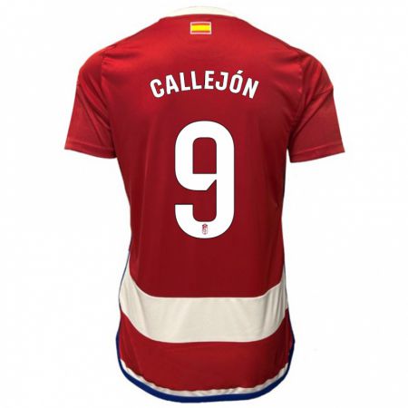 Kandiny Herren José Callejón #9 Rot Heimtrikot Trikot 2023/24 T-Shirt