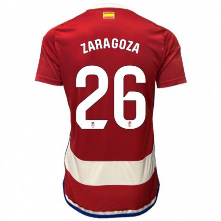 Kandiny Herren Bryan Zaragoza #26 Rot Heimtrikot Trikot 2023/24 T-Shirt