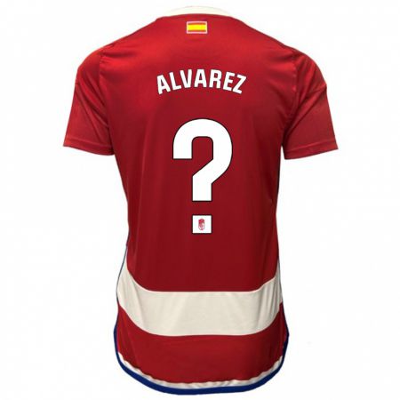 Kandiny Herren Rubén Álvarez #0 Rot Heimtrikot Trikot 2023/24 T-Shirt