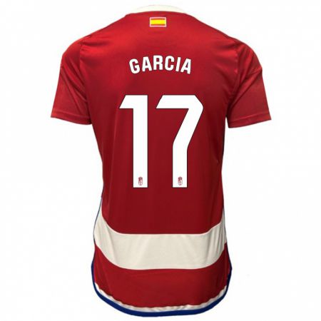 Kandiny Herren Naima García #17 Rot Heimtrikot Trikot 2023/24 T-Shirt