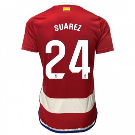 Kandiny Herren Carlota Suárez #24 Rot Heimtrikot Trikot 2023/24 T-Shirt