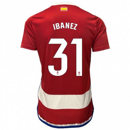 Kandiny Herren Alba Ibáñez #31 Rot Heimtrikot Trikot 2023/24 T-Shirt