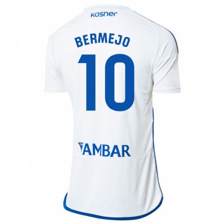 Kandiny Herren Sergio Bermejo #10 Weiß Heimtrikot Trikot 2023/24 T-Shirt