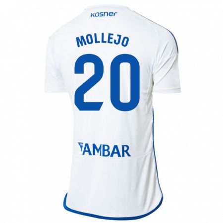 Kandiny Herren Víctor Mollejo #20 Weiß Heimtrikot Trikot 2023/24 T-Shirt