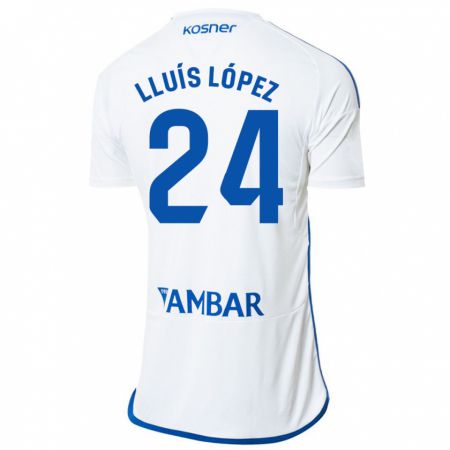 Kandiny Herren Lluís López #24 Weiß Heimtrikot Trikot 2023/24 T-Shirt