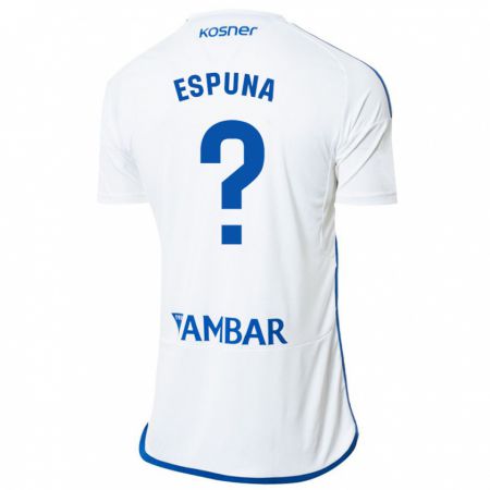 Kandiny Herren Nico Espuña #0 Weiß Heimtrikot Trikot 2023/24 T-Shirt
