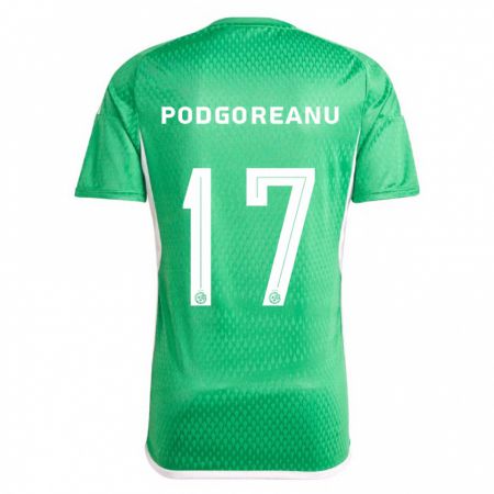 Kandiny Herren Suf Podgoreanu #17 Weiß Blau Heimtrikot Trikot 2023/24 T-Shirt