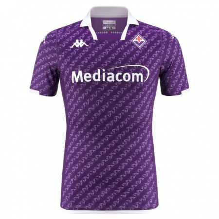 Kandiny Herren Niccolò Pierozzi #70 Violett Heimtrikot Trikot 2023/24 T-Shirt