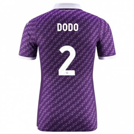 Kandiny Herren Dodô #2 Violett Heimtrikot Trikot 2023/24 T-Shirt