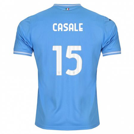 Kandiny Herren Nicolò Casale #15 Blau Heimtrikot Trikot 2023/24 T-Shirt