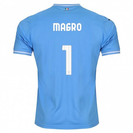 Kandiny Herren Federico Magro #1 Blau Heimtrikot Trikot 2023/24 T-Shirt
