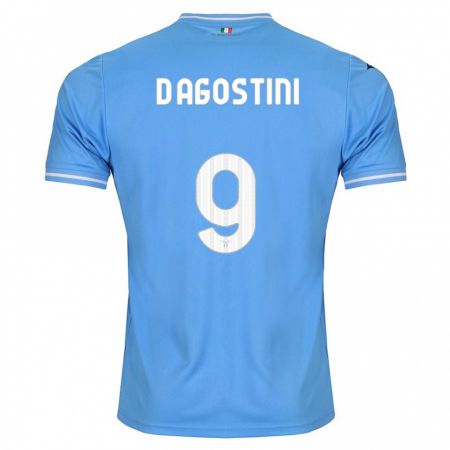 Kandiny Herren Lorenzo D'agostini #9 Blau Heimtrikot Trikot 2023/24 T-Shirt