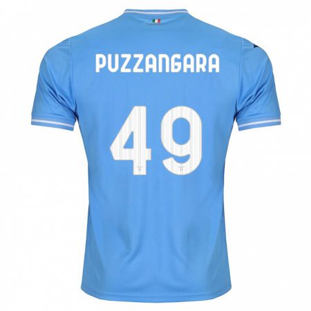 Kandiny Herren Angelo Antonio Puzzangara #49 Blau Heimtrikot Trikot 2023/24 T-Shirt