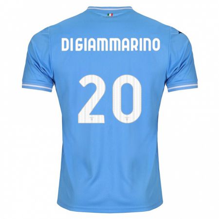 Kandiny Herren Virginia Di Giammarino #20 Blau Heimtrikot Trikot 2023/24 T-Shirt