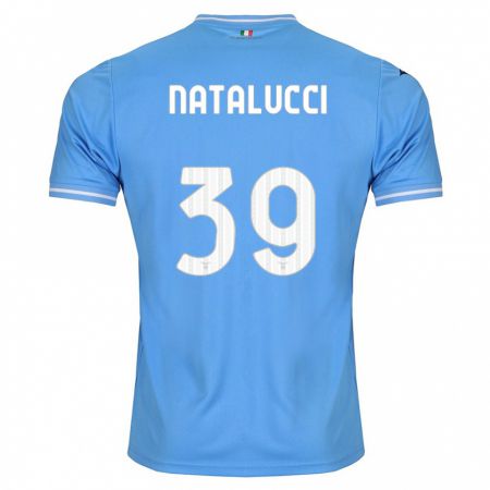 Kandiny Herren Serena Natalucci #39 Blau Heimtrikot Trikot 2023/24 T-Shirt