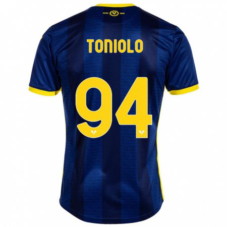 Kandiny Herren Giacomo Toniolo #94 Marine Heimtrikot Trikot 2023/24 T-Shirt