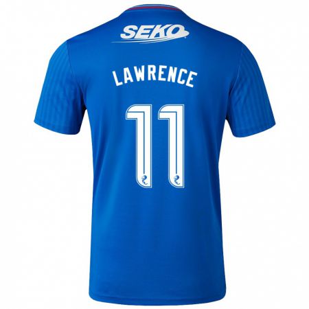 Kandiny Herren Tom Lawrence #11 Blau Heimtrikot Trikot 2023/24 T-Shirt