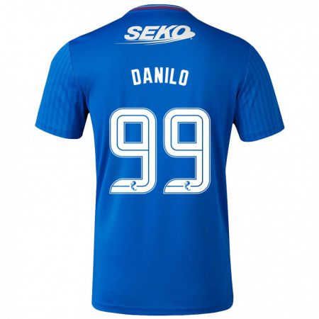 Kandiny Herren Danilo #99 Blau Heimtrikot Trikot 2023/24 T-Shirt