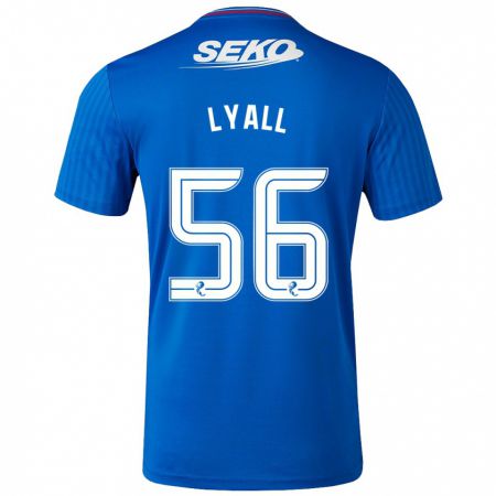Kandiny Herren Arron Lyall #56 Blau Heimtrikot Trikot 2023/24 T-Shirt