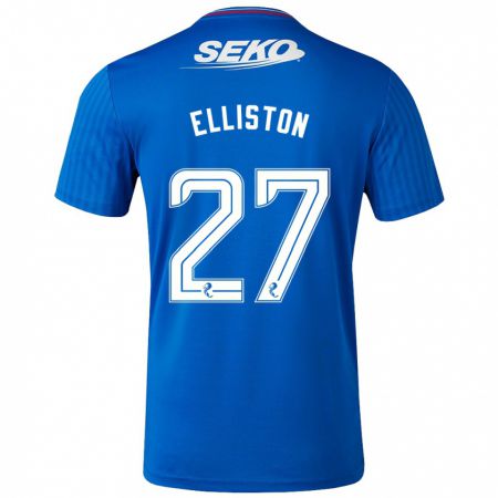 Kandiny Herren Maddie Elliston #27 Blau Heimtrikot Trikot 2023/24 T-Shirt
