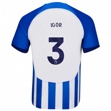 Kandiny Herren Igor #3 Blau Heimtrikot Trikot 2023/24 T-Shirt