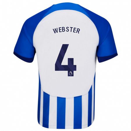 Kandiny Herren Adam Webster #4 Blau Heimtrikot Trikot 2023/24 T-Shirt