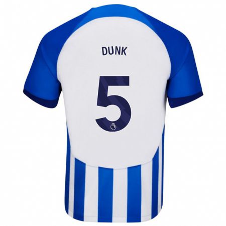 Kandiny Herren Lewis Dunk #5 Blau Heimtrikot Trikot 2023/24 T-Shirt