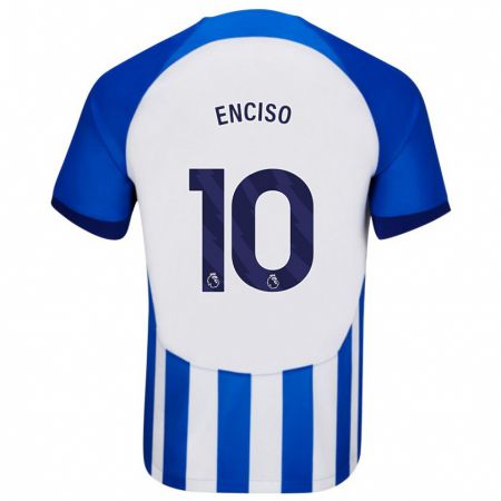 Kandiny Herren Julio Enciso #10 Blau Heimtrikot Trikot 2023/24 T-Shirt
