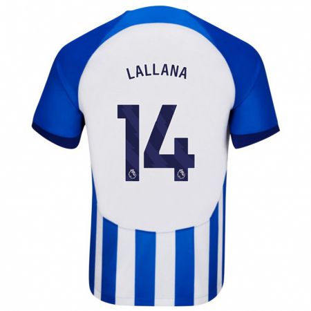 Kandiny Herren Adam Lallana #14 Blau Heimtrikot Trikot 2023/24 T-Shirt