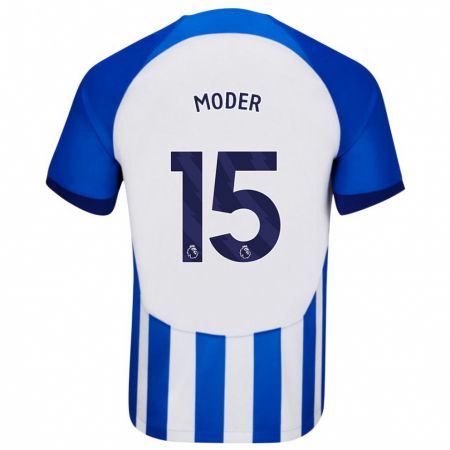 Kandiny Herren Jakub Moder #15 Blau Heimtrikot Trikot 2023/24 T-Shirt