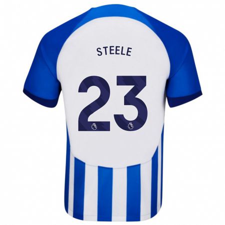 Kandiny Herren Jason Steele #23 Blau Heimtrikot Trikot 2023/24 T-Shirt