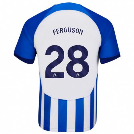 Kandiny Herren Evan Ferguson #28 Blau Heimtrikot Trikot 2023/24 T-Shirt