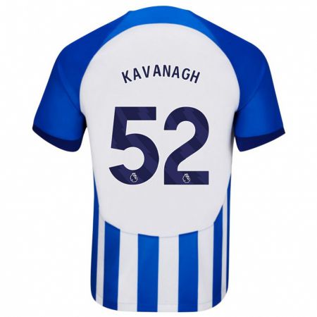 Kandiny Herren Leigh Kavanagh #52 Blau Heimtrikot Trikot 2023/24 T-Shirt
