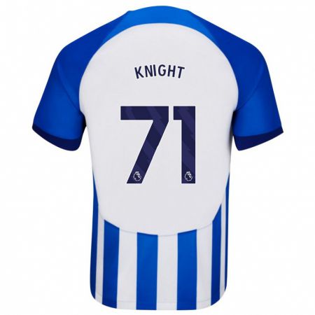 Kandiny Herren Joe Knight #71 Blau Heimtrikot Trikot 2023/24 T-Shirt