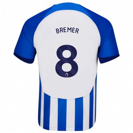 Kandiny Herren Pauline Bremer #8 Blau Heimtrikot Trikot 2023/24 T-Shirt
