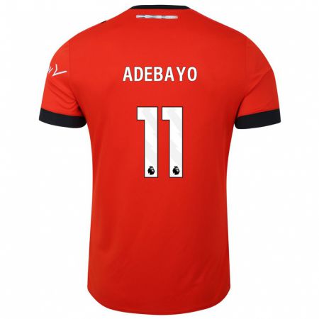 Kandiny Herren Elijah Adebayo #11 Rot Heimtrikot Trikot 2023/24 T-Shirt